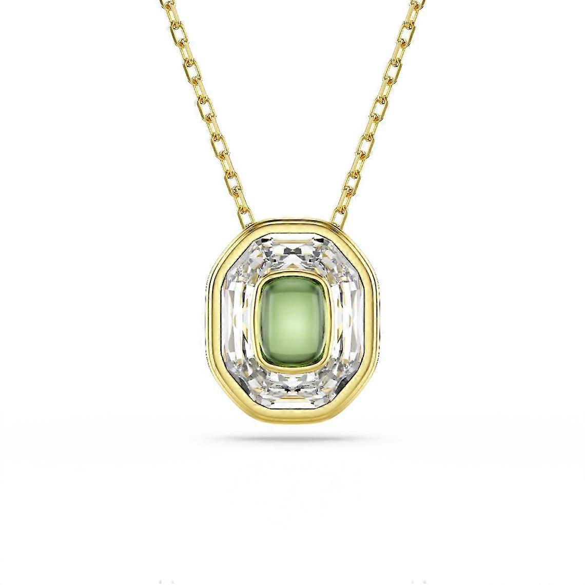 Swarovski Chroma Stack damesketting - 5705580 verguld groen