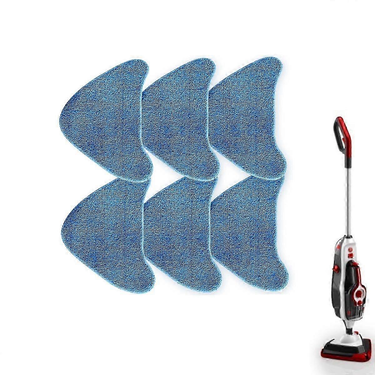 Steam mop replacement pads for Hoover WH21000, microfiber 6-pack