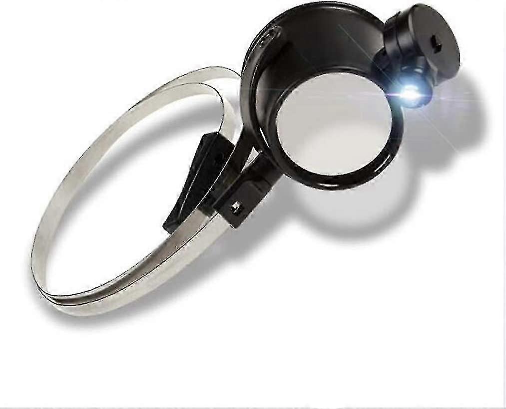 Magnifying Glasses with LED Light 15X Zoom - Headband Magnifying Glasses Headband with Light