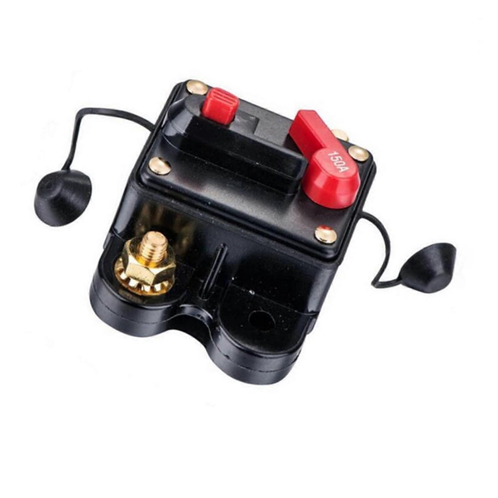 Circuit Breaker 1Piece 60300A AutoRecovery Inline Fuse Holder For Car Motorcycle Audio DC 1224V, 100A