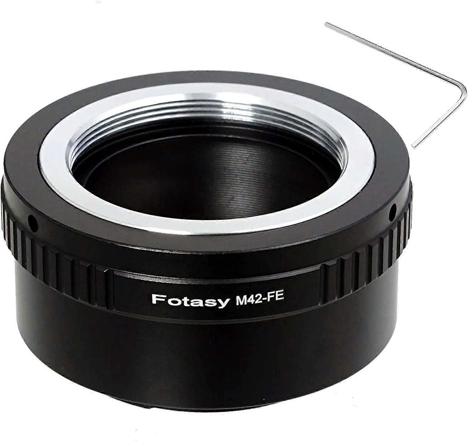 Copper Adjustable M42 Lens to E Mount Adapter, 42mm Screw Mount to E Mount, Compatible with Sony a7 a7R a7s II