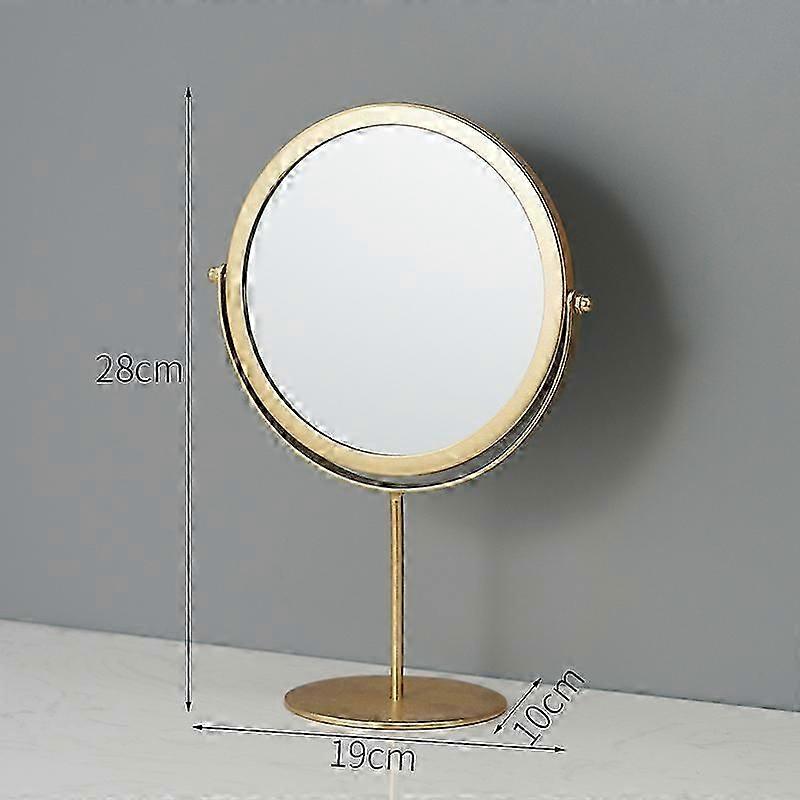 Adjustable Flexible Nordic Desktop Makeup Mirror, 360rotation Folding Portable Desk Vanity Mirror With Stand Shower Shaving Cosmetic Mirror Square