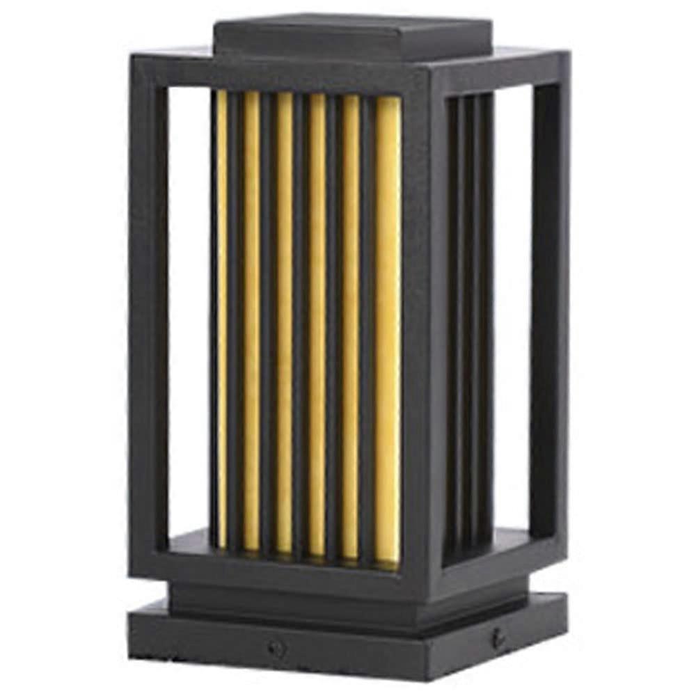 Post Lamp Cap Light Outdoor Waterproof Post Lamp With E27 Base Galvanized Sheet Marble Shade Landscape Terrace Garden