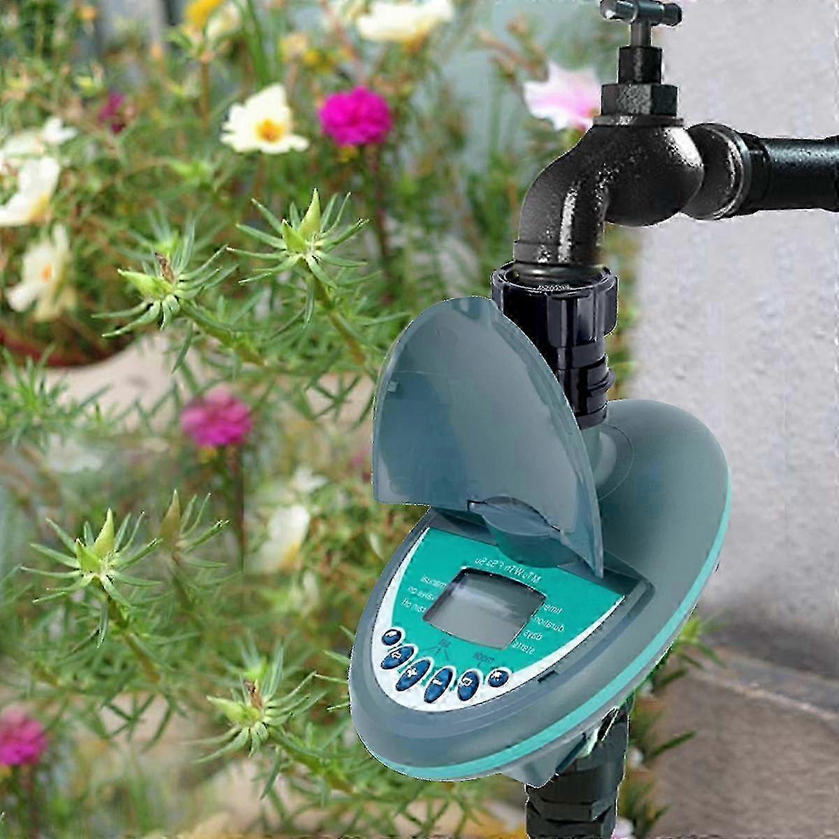 Professional Watering Timer, Automatic Water Timer Watering Controller, Programmable Sprinkler Timer, Smart Irrigation System, Rain Delay Mode fo