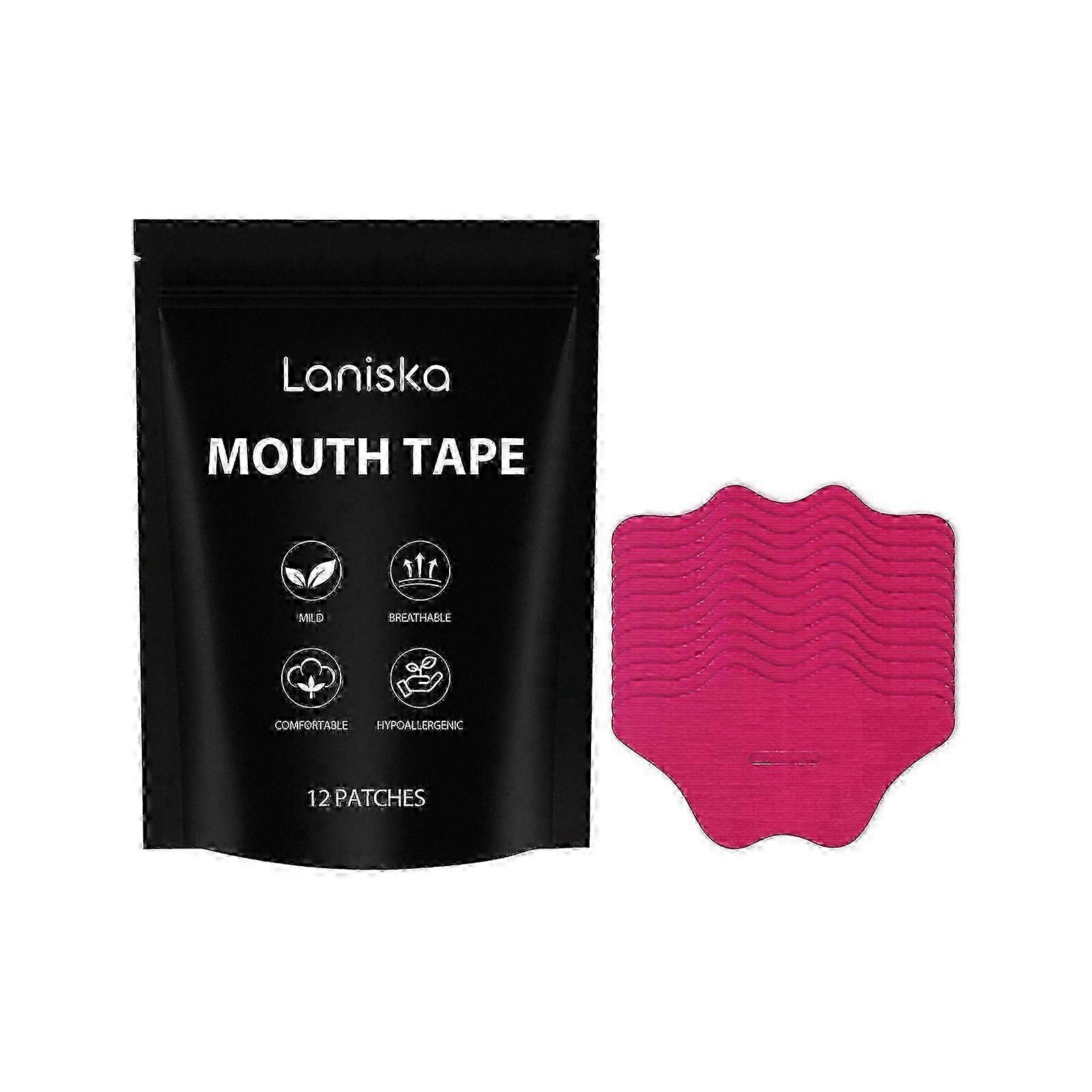 Laniska Snoring Sleep Patch: Nighttime care for sleep daily to prevent snoring and relieve nasal discomfort and prevent dry mouth