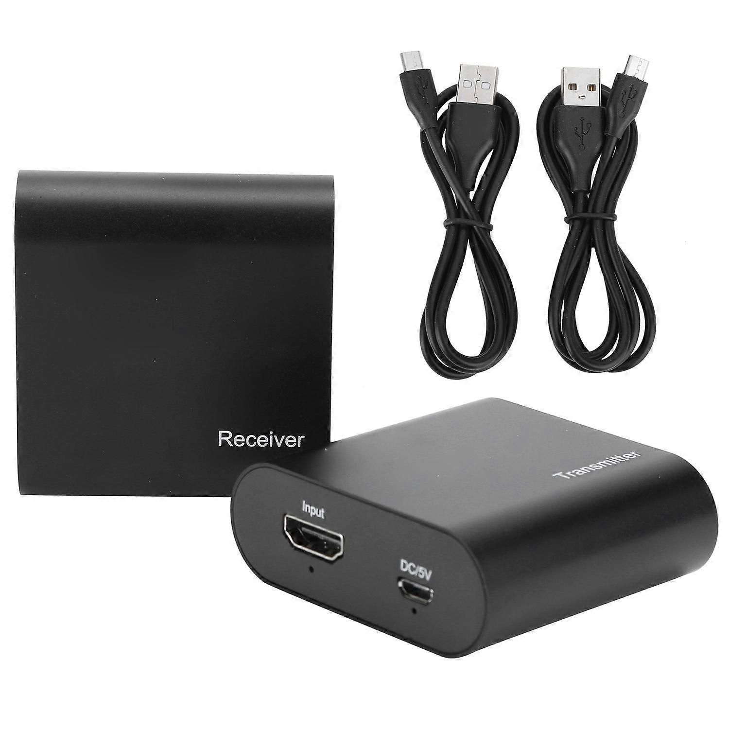 60M HDMI Extender TransmitterReceiver Single Network Extension Cable Cord 4.5Gbps