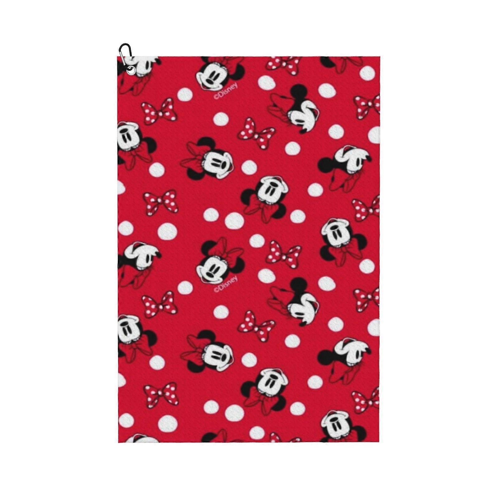 Mickey Mouse Golf Towel For Men, Microfiber Waffle Golf Towel Golf Accessories, Christmas, Birthday Gift