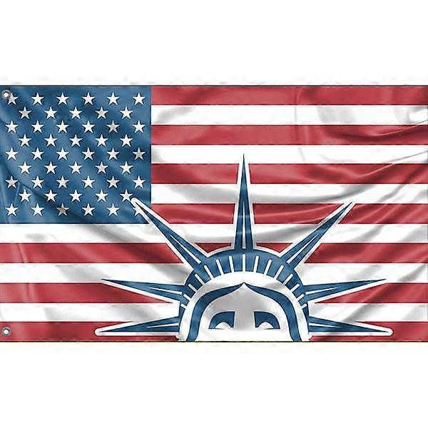 Vrijheidsbeeld Amerikaanse vlag