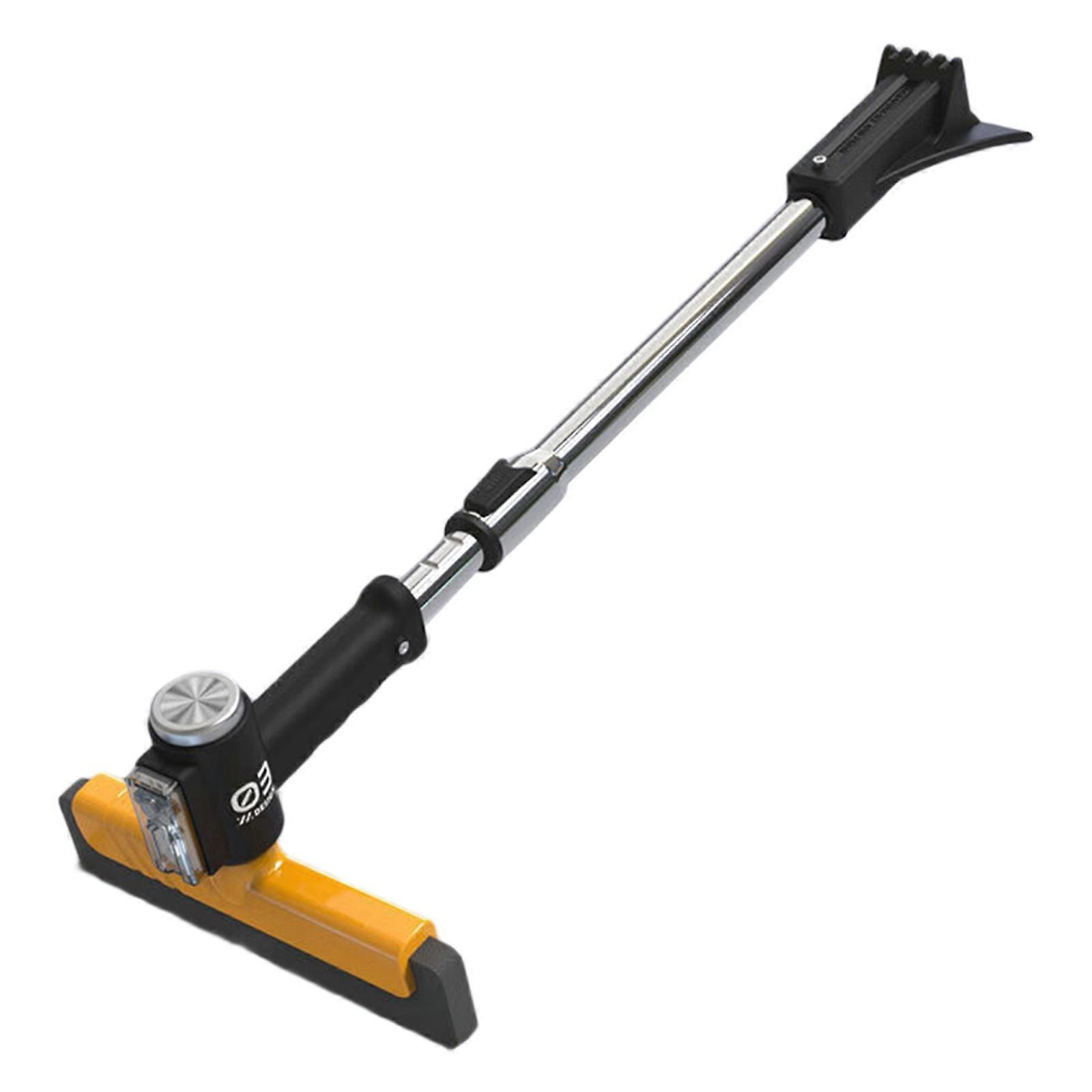 Extendable Car Snow Shovel With ABS Blade And Ergonomic Non Slip Grip Suitable For Efficient Winter Vehicle Maintenance  Yellow