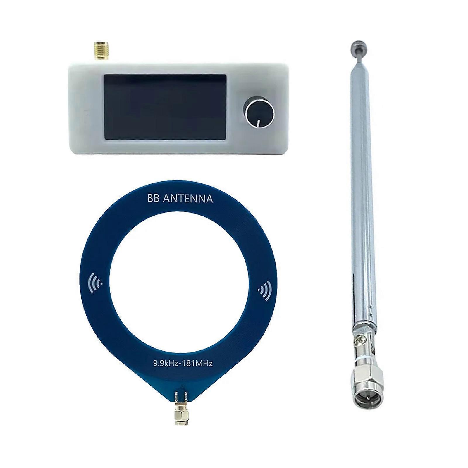 Pocket Sized Digital Radio Receiver Featuring Round Antennae 10+ Hours Running time And Clear Auditory Sound  White