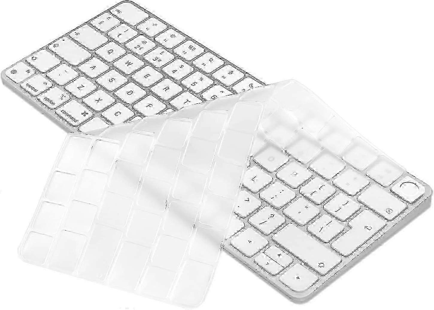 TPU Protective Film for 24-inch iMac Magic Keyboard with Touch ID featuring Lock Key A2449 and Compatibility with M3 and M1 Chips