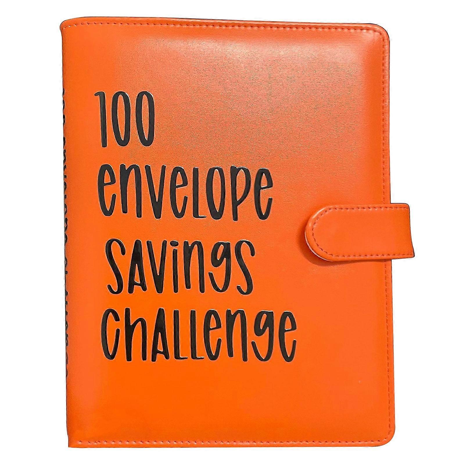 Hariumiu Envelope Challenge Binder Envelope Binder for Savings Challenge Control Fun Engaging Tool to Teach Kids about Saving Money Save for Next