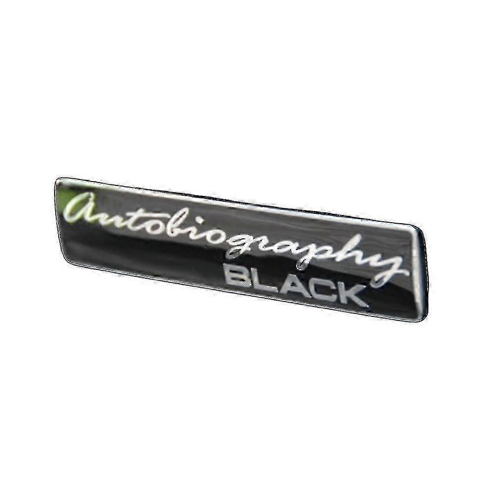 Black/chrome range rover autobiography black rear boot badge emblem