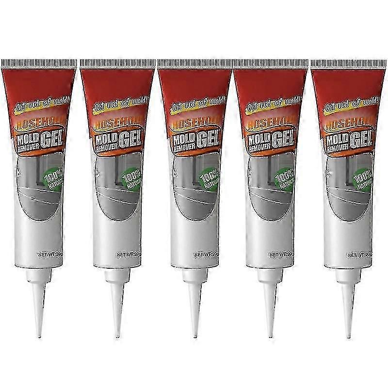 5x جل مزيل العفن العميق ، جل إزالة العفن المنزلي للمطبخ حمام بلاط الحائط البقع بالوعة ، khw