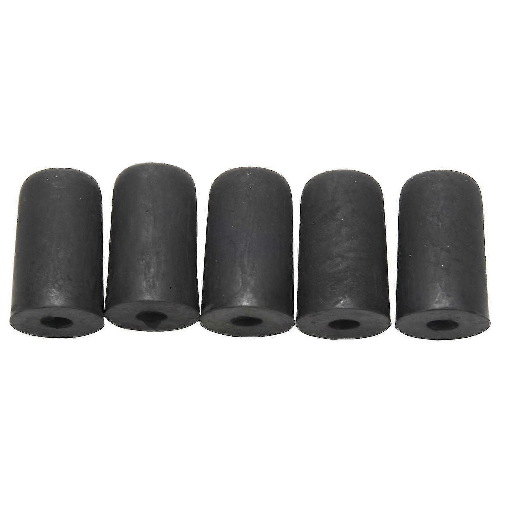 5 Pcs Cello Endpin Tip Protector Rubber Cello Tail Pin Case Tip Cap Protector Non- Mat For Cello St