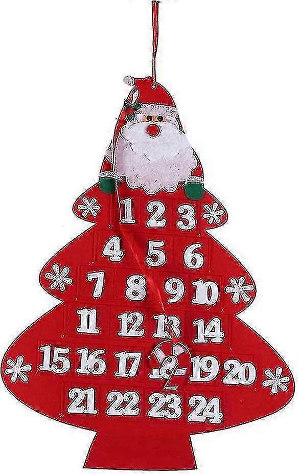Seasonal Advent Calendar for Home - Felt Christmas Countdown Display