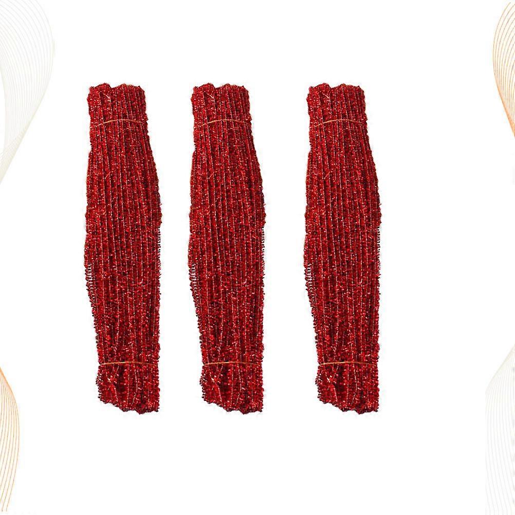 Christmas DIY Stick Twisted Rod for Party Use 300Pcs Red Color