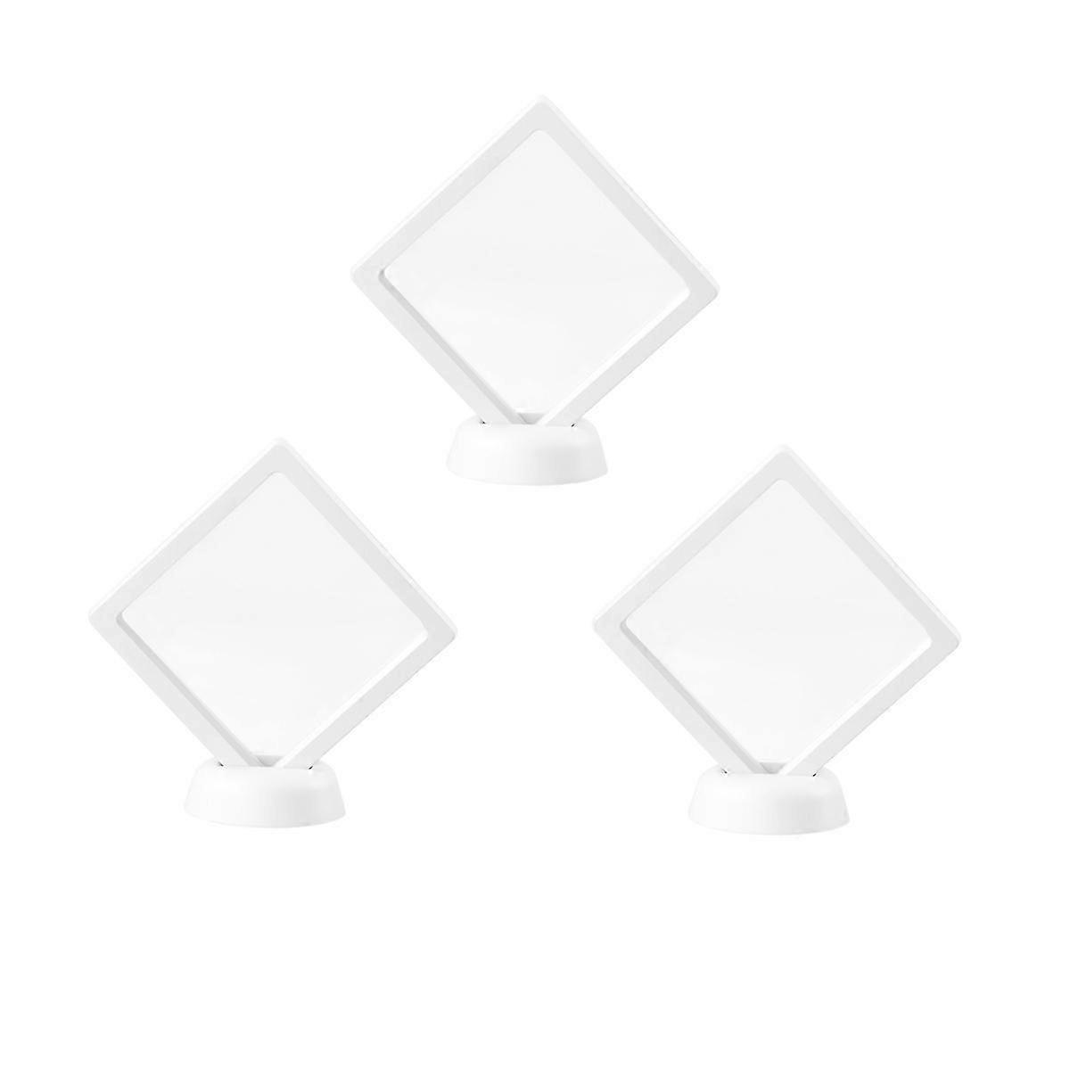 3 Pcs Jewelry Display Box Nail Display Case Bracelet Display 3D Display Box 3d Floating Frame