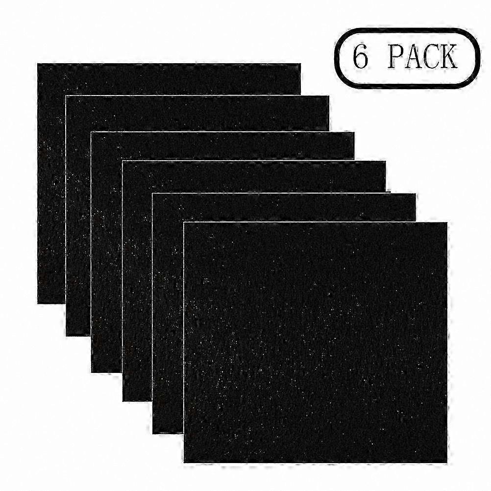 Pet Odor Control Pads - Activated Carbon Air Purifier Inserts for Litter Boxes - Pack of 6