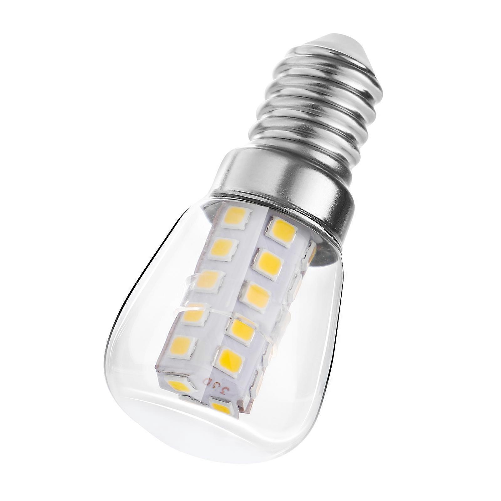 2Pcs Corn Light Bulb E14 LED Refrigerator Replacement Warm White Light Dazzle-Free Brighten