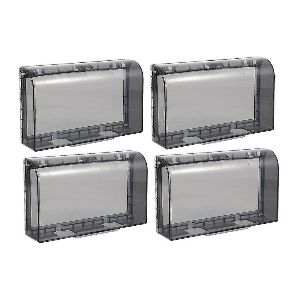 Raindrops 4pcs Outlet Switch Guard Self Adhesive Socket Protector