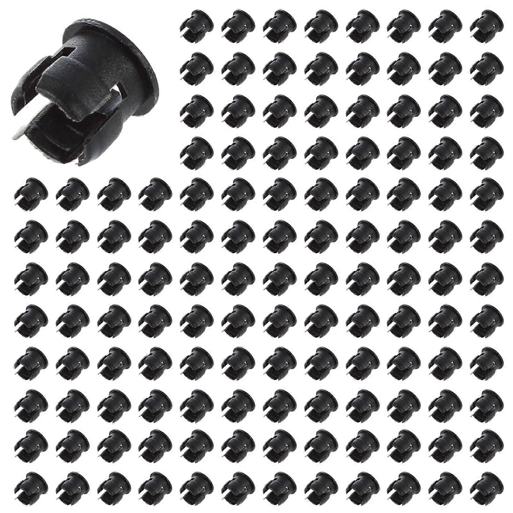 250pcs 5mm Black Plastic LED Holder Case Clip Display Panel