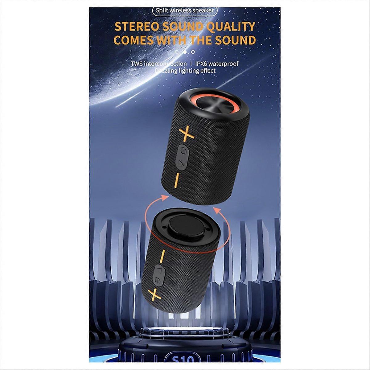 S10 afneembare Bluetooth-luidspreker draagbare luidspreker