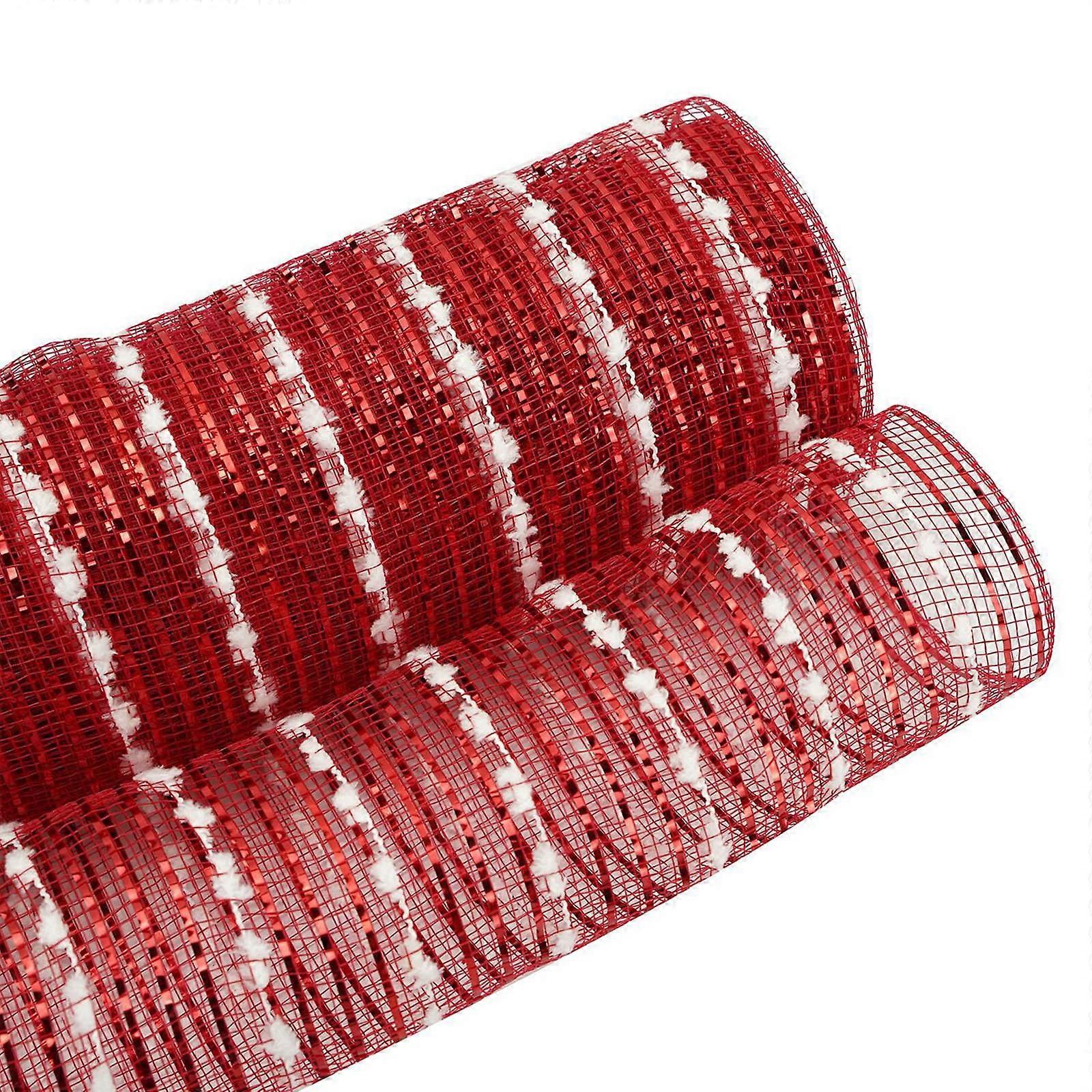 Begine Net Clearance,Materials for Making Wreaths: Decorative Mesh, Lace Edge Ribbon, Pp Mesh Wreath D