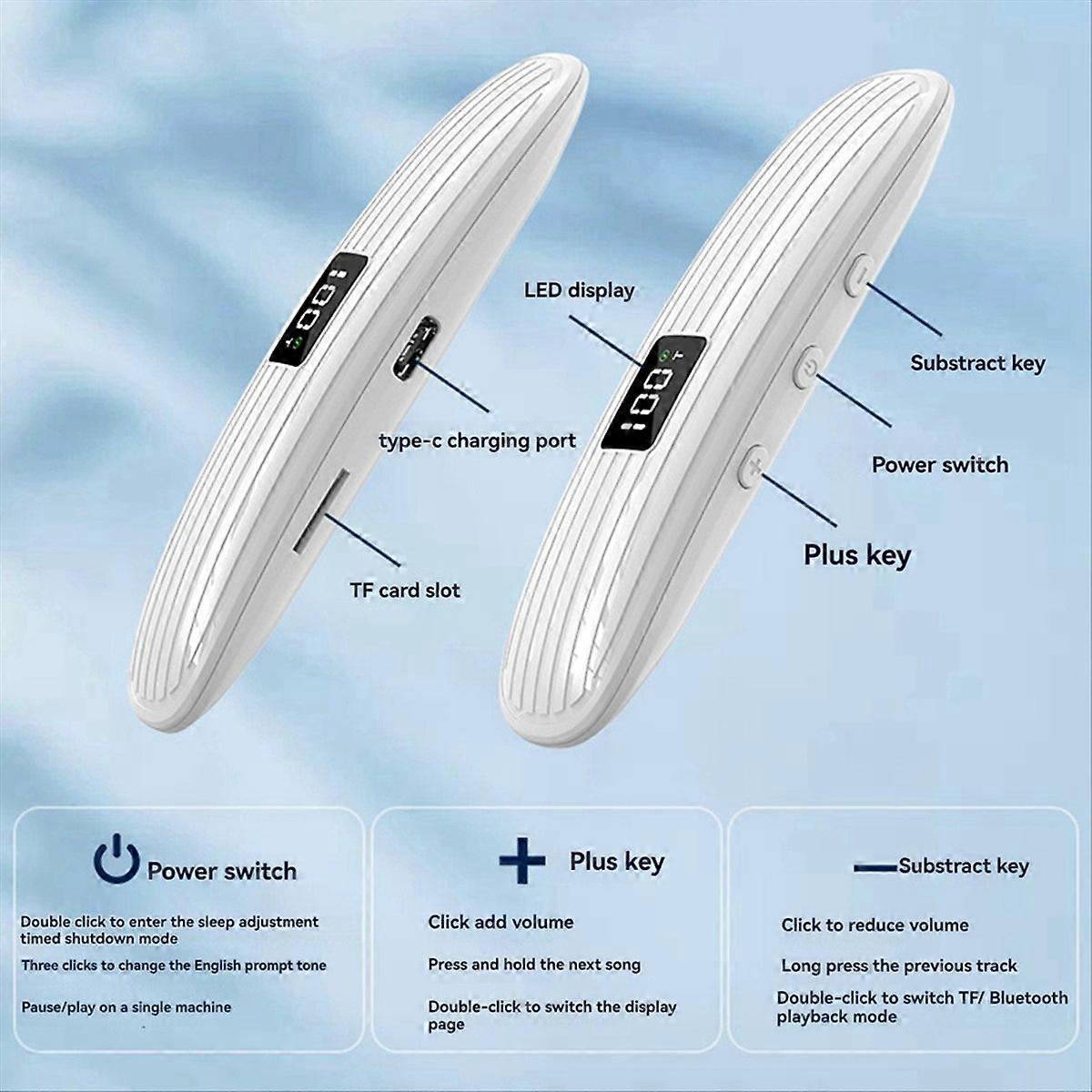 Bone Conduction Bluetooth-luidspreker Draadloze slaaphulp Soundbar