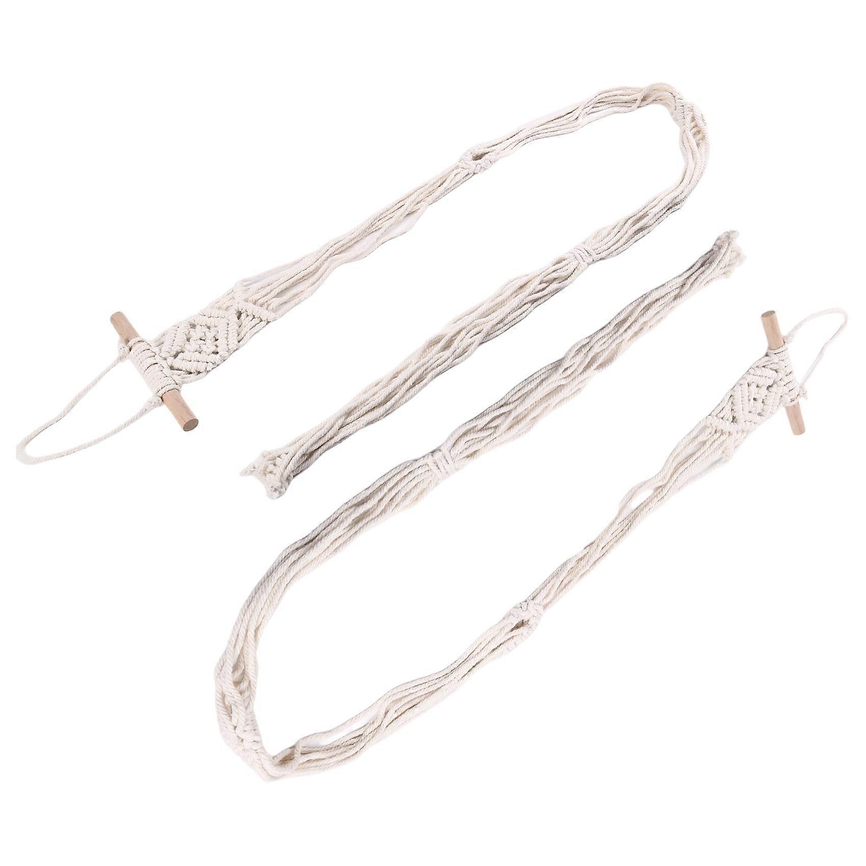 2PCS Macrame Hat Hangers Boho Hat Rack Cowboy Hat Hanger