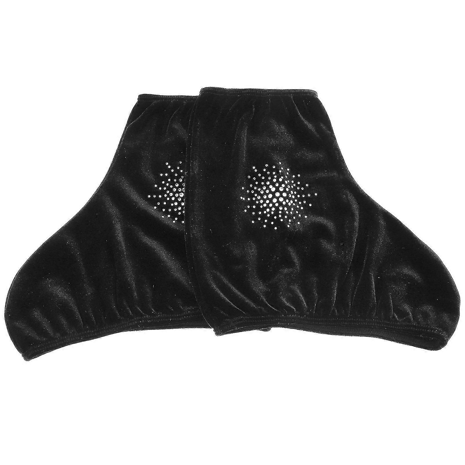 Adjustable Skate Shoe Cover for Skating 1Pair Black Versatile Protective Covers