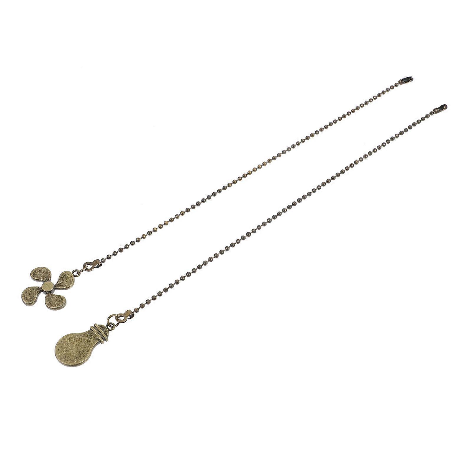 2pcs Ceiling Light Pull Chains Ceiling Fan Chain Extension Chandelier Chain Pendant