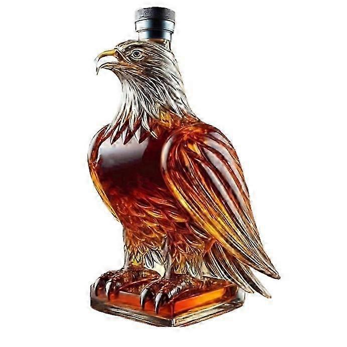 350ml whiskey decanter bald eagle, dachshund, owl, shaped bottle, eagle shaped
