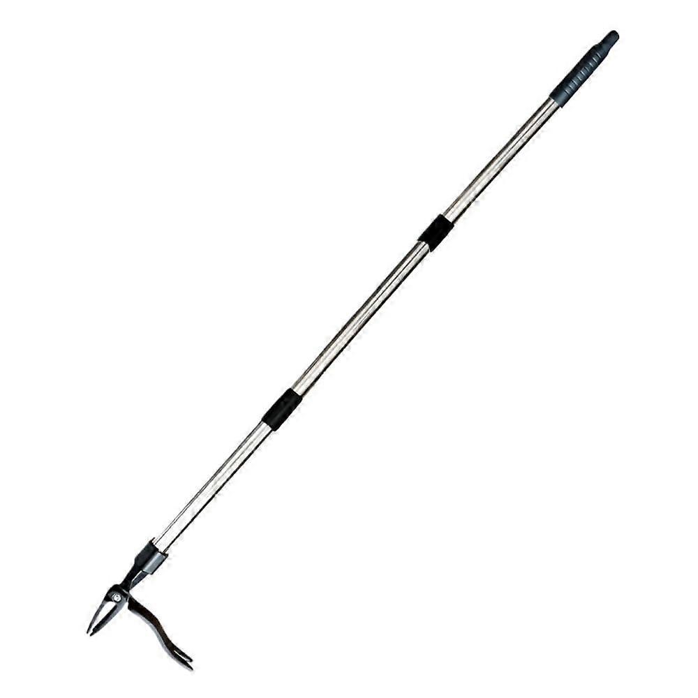 Weed Puller 44 Inch Adjustable Handle 4 Claw Heavy Duty Garden and Lawn Weeding Tool