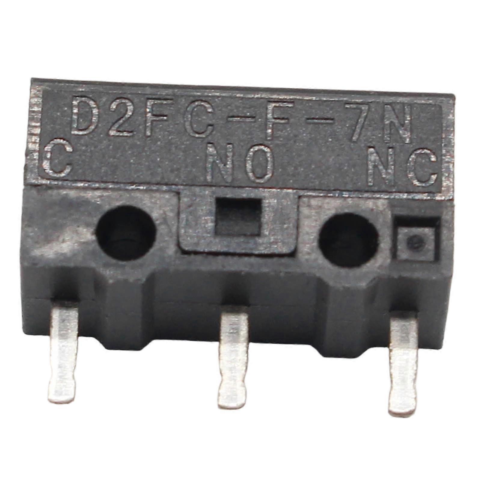 D2FCF7N 3Pin Mouse Micro Switch 5 Pack,  Durability Gaming Replacement with Precise Feedback
