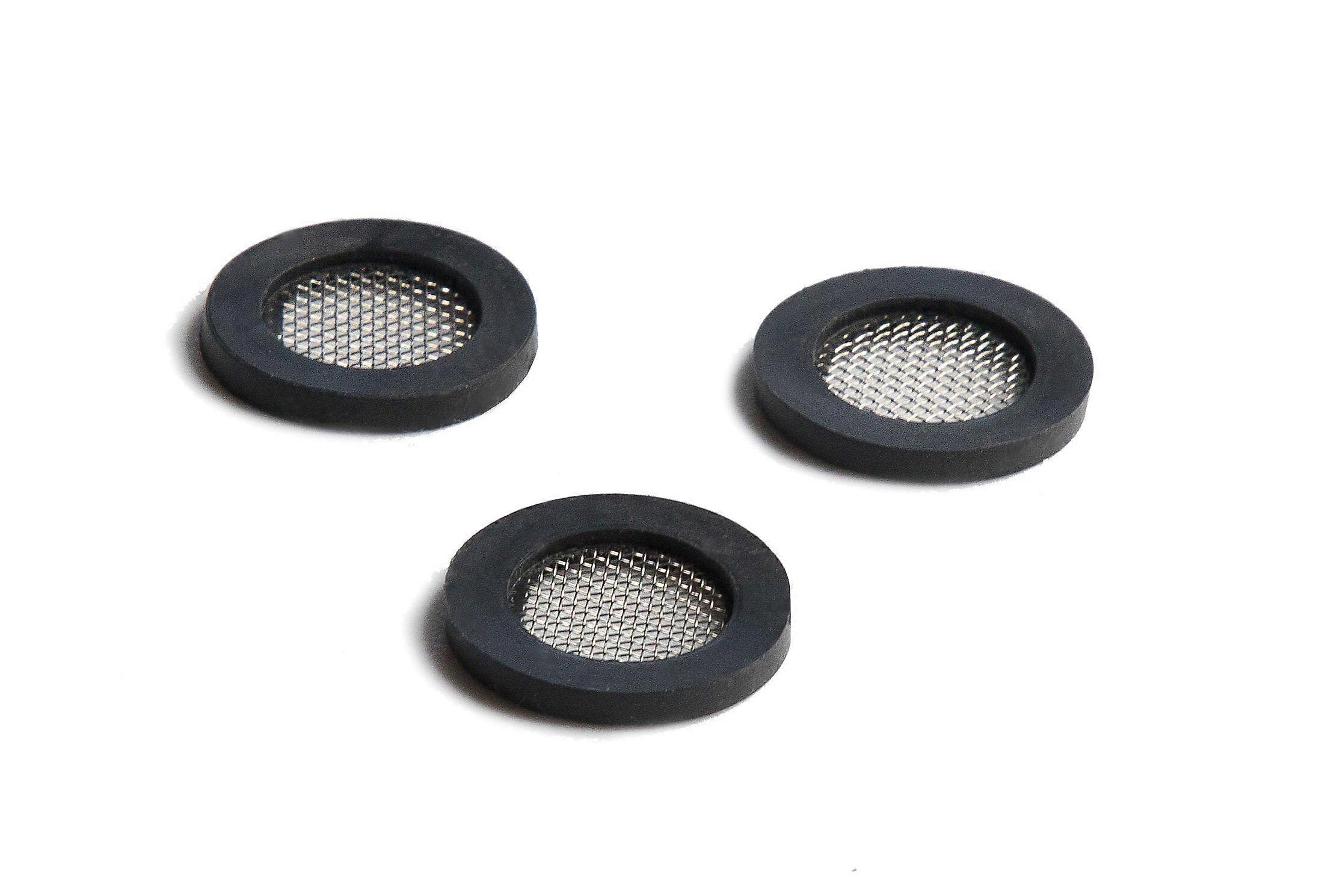 Universal Shower Head Rubber Washer with Mesh Filter Screen, Leak Proof Seal, 3 Pack