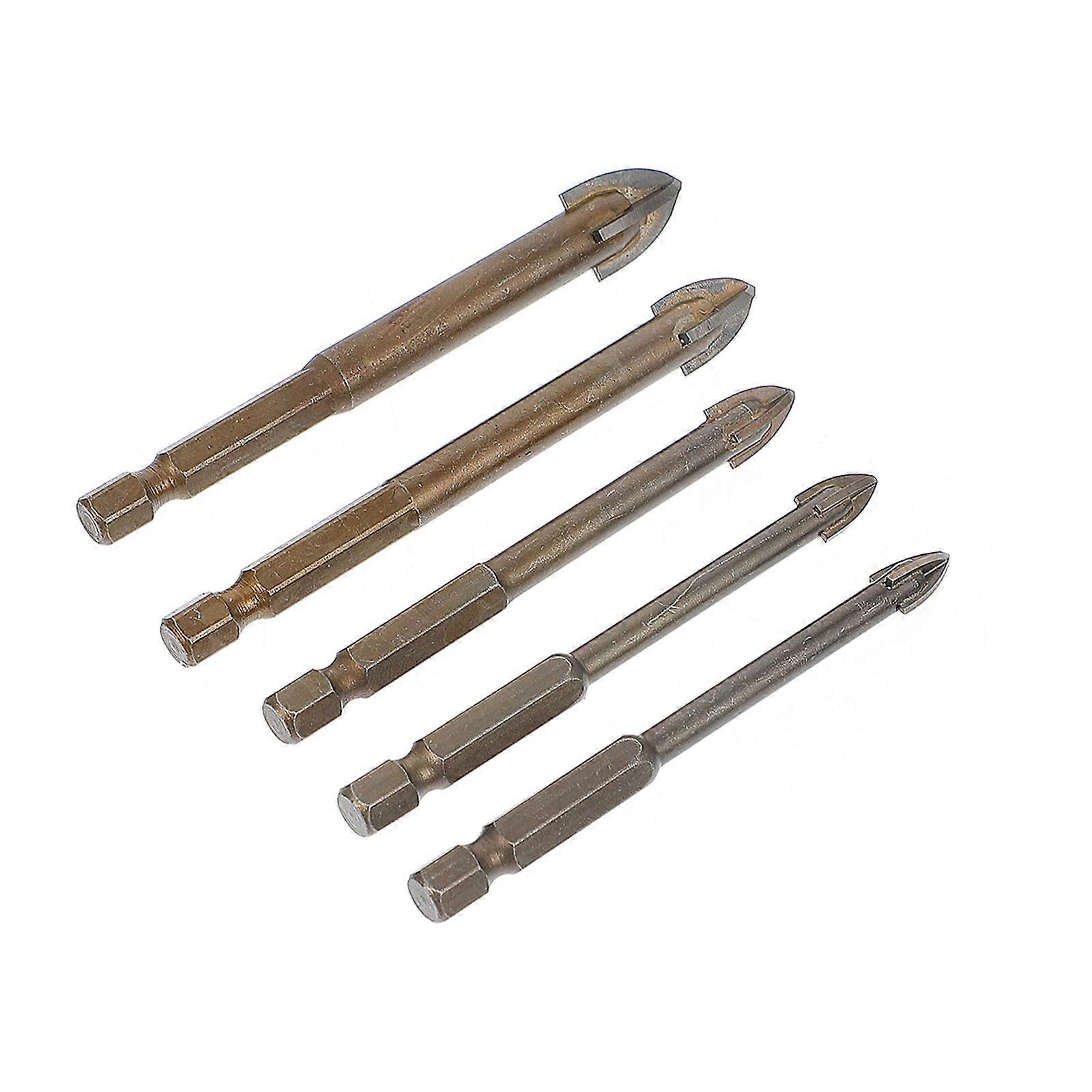 Tile Glass Drill Bits 5Pcs for Efficient Electric Drilling Tasks