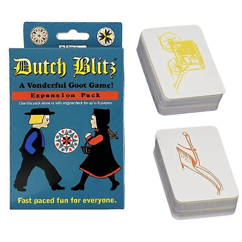 Dutch Blitz Original and extended combination, fast-paced card game suitable for everyone's fun, family game