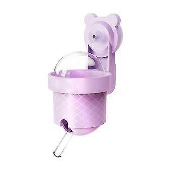 Hamster-Wasserflasche, auslaufsicherer automatischer Spender, 6,3 x 7,8 x 12,4 cm, perfekt für Hamster, Meerschweinchen, Chinchillas, Kaninchen, Igel