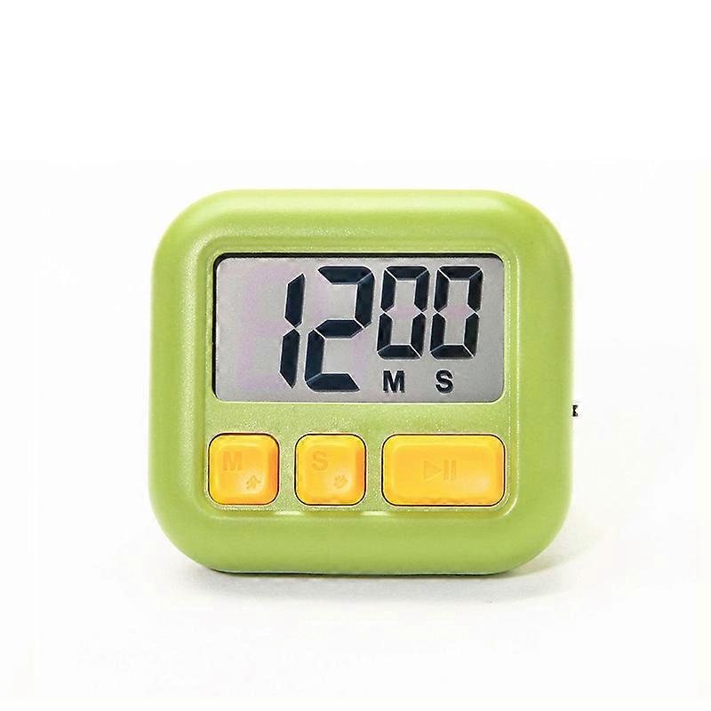 Kitchen Timer with Magnetic Electronic Tool LCD Digital Stopwatch Countup Timing Cook Friendly Alarm Clock Counter with Stand