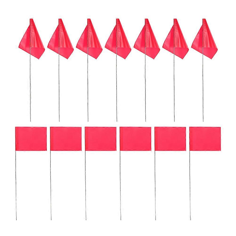 Red Marking Flag for Lawn Construction Marker 60Pcs Pack