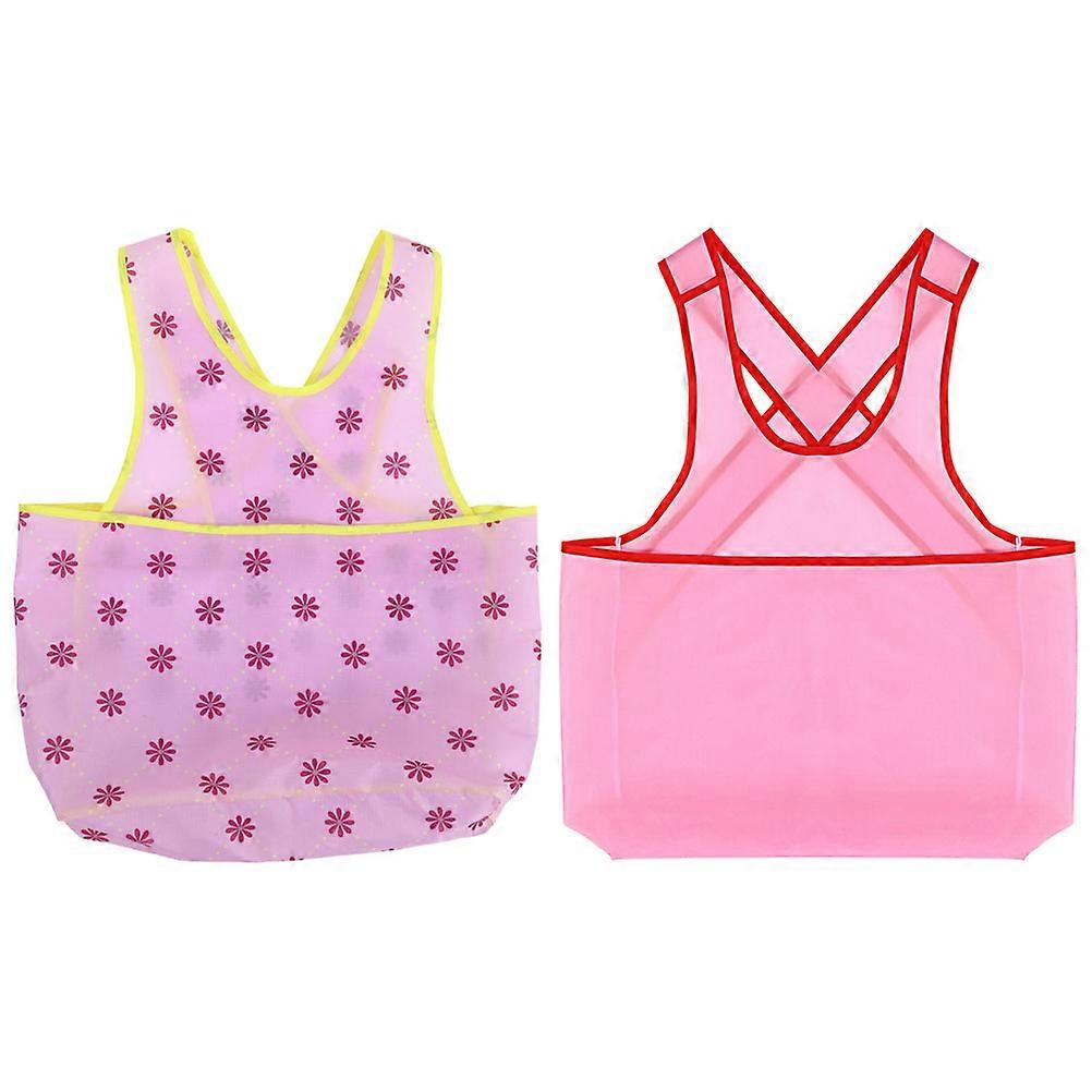 Durable Waterproof Apron for Clothes Drying and Storage with Shoulder Strap 2Pcs