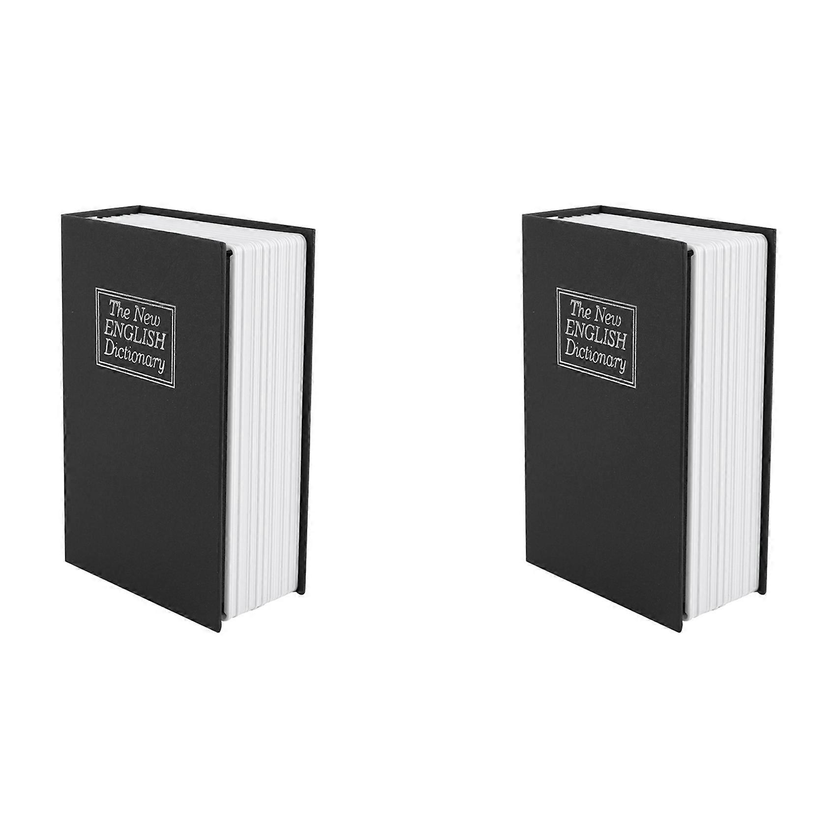 2X Book Safe with Combination Lock Dictionary Diversion Book Safe Portable Safe Box
