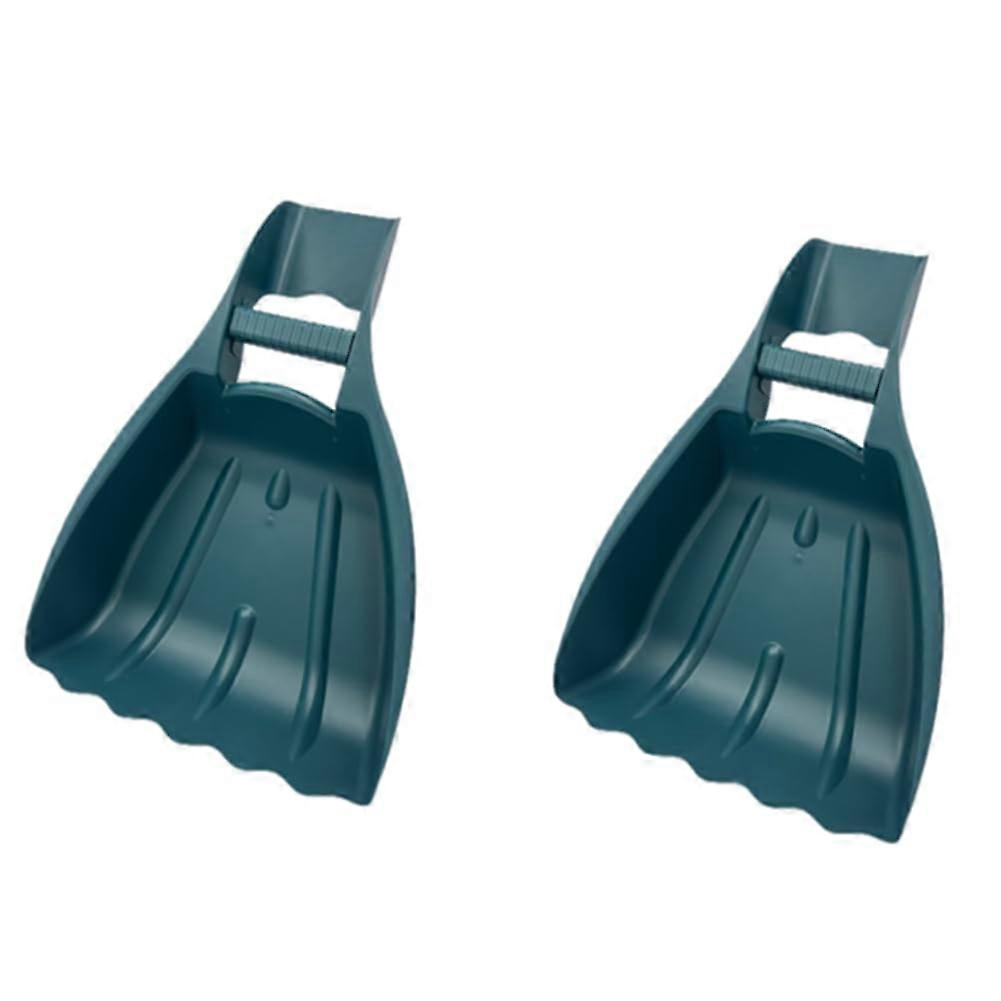 Leaf Rake and Scoops with Ergonomic Grip for Efficient Garden Yard Leaf Collection