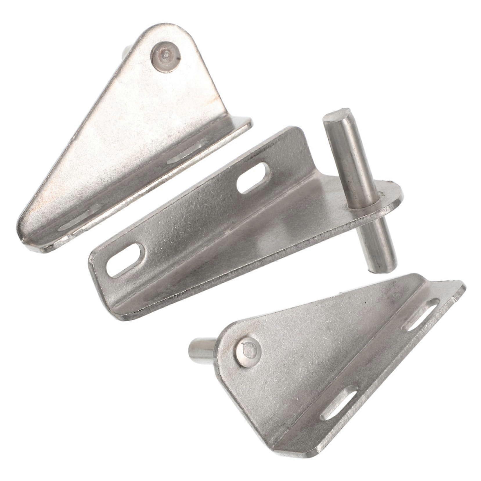 3pcs Stainless Steel Freezer Door Hinges, Universal Refrigerator Hinge Replacement for Smooth Operation