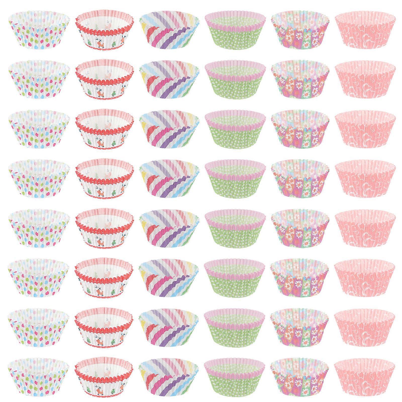 Baking Cups Cupcake Liners For Baking Party Use Round Shape Smooth Finish Paper Material 500Set
