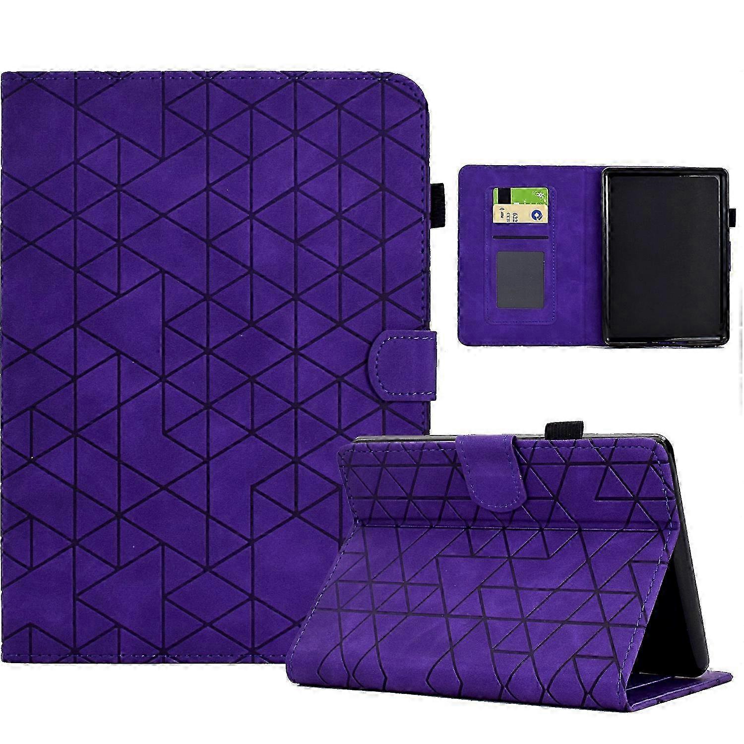 2026 Rhombus TPU Smart Leather Tablet Case