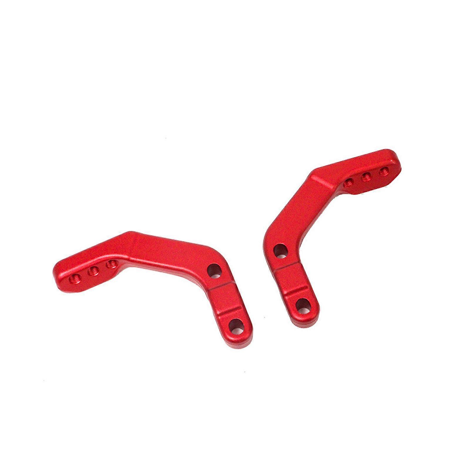 Universal 28mm Motorcycle Handguard Brackets Featuring Tool Free Setups & Enhanced Grip Secure for Modification  Red