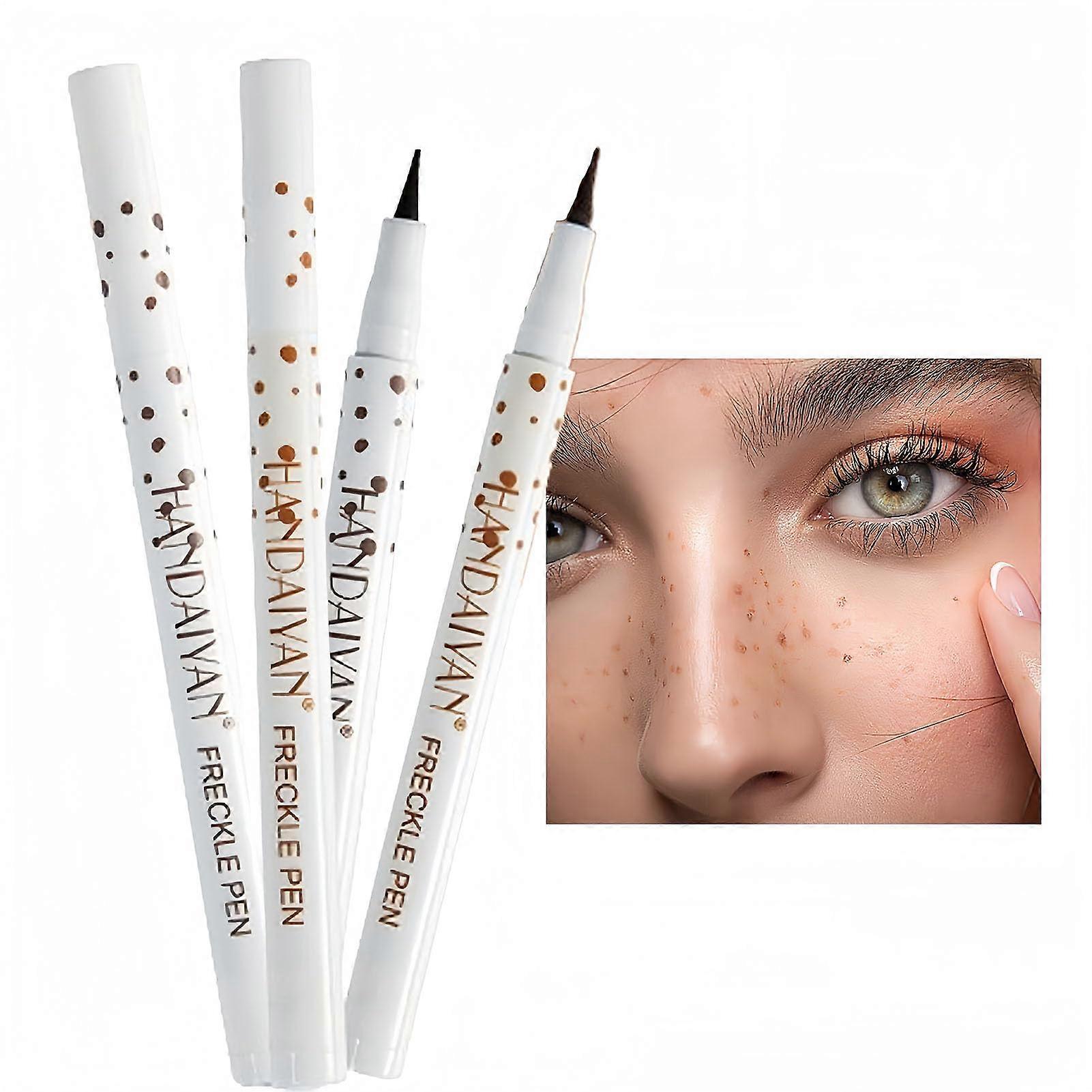 Freckle Pen Waterproof Long Lasting with Precision Tip, 4 Shades for Natural Sunkissed Makeup