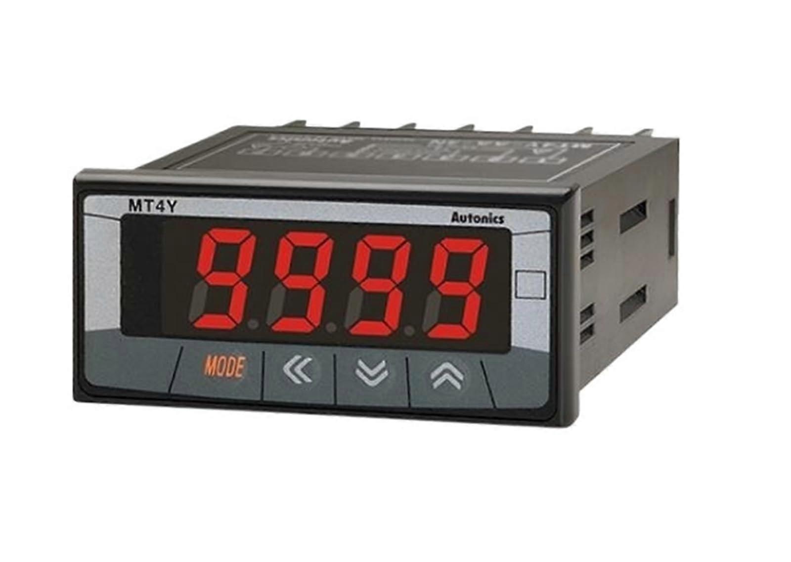 Digital Amp Meter LED Current Display 05A 4Digit Panel Mount W72xH36mm AC NPN Output